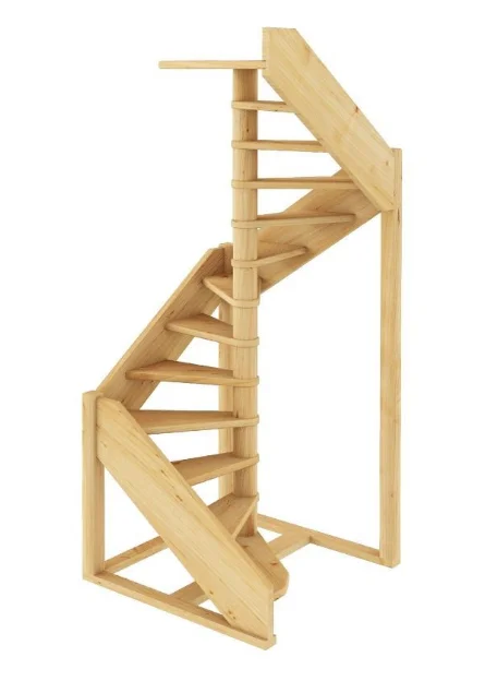 Лестница ЛС-1.2хм без подступенков П сосна