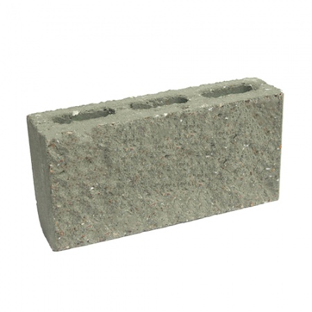 Блок перегородочный пустотелый Besser на сером цементе