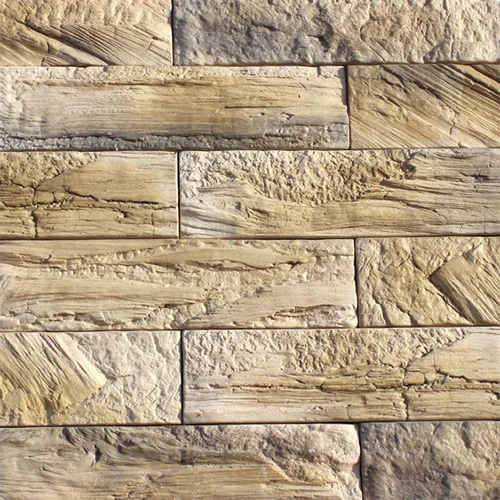 Облицовочный камень Арт Альянс Древесный кирпич ореховый+белый+черный