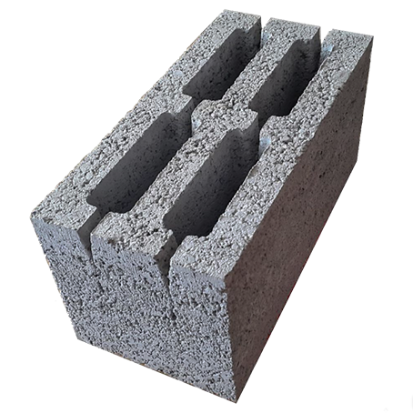 Блок керамзитобетонный стеновой Евроблок М75 390 х 190 х 190