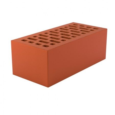 Саранский кирпич лицевой 1.4НФ красный гладкий