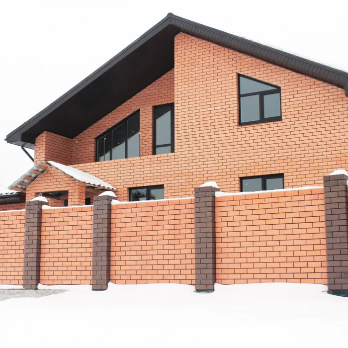 Ключищинский кирпич лицевой 1НФ персик византия