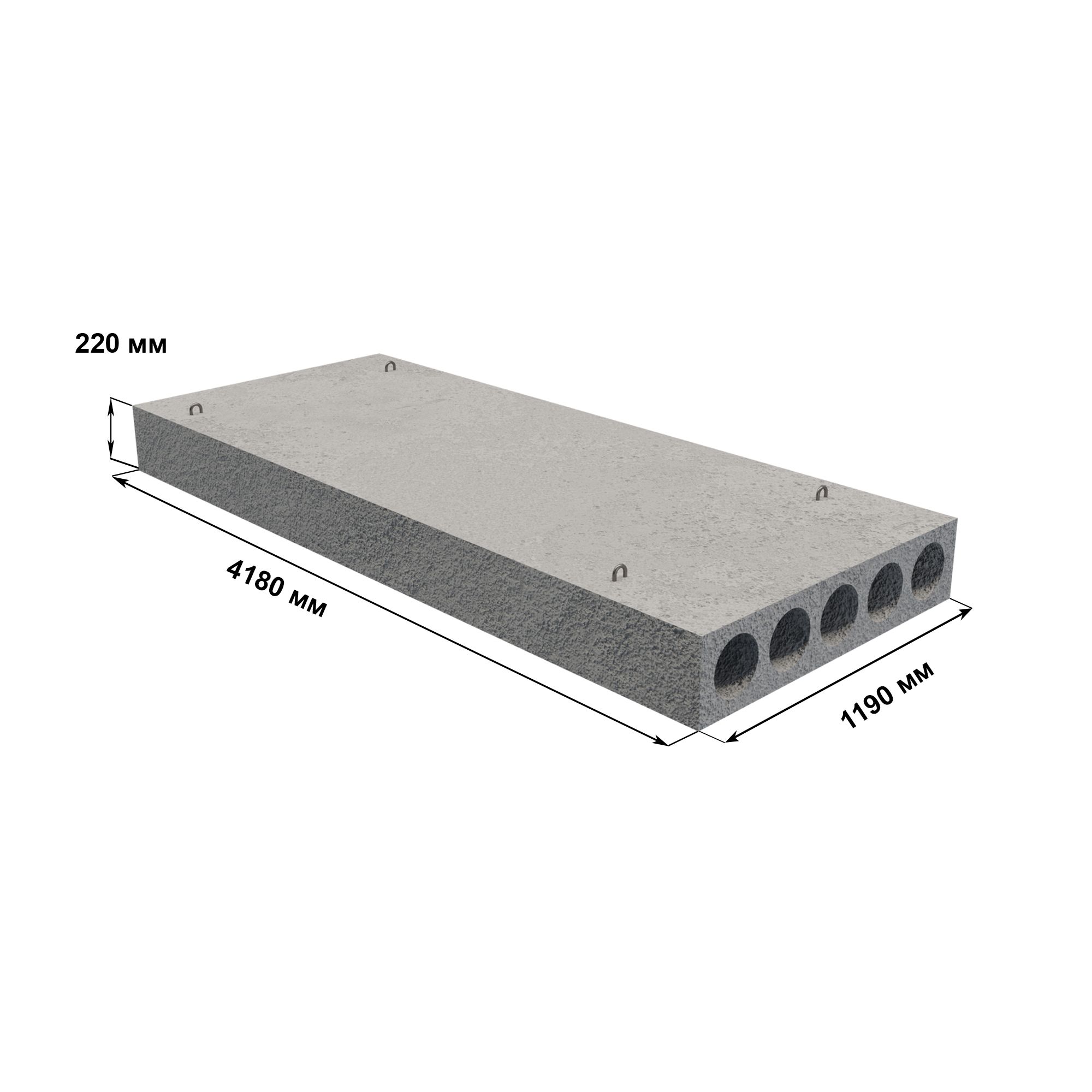 Плита перекрытия РАФФ 2180x990x220 - Фото №125