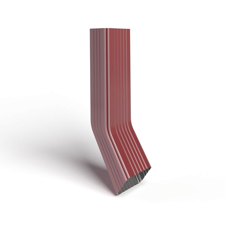 Труба водосточная 76х102х3000 с коленом